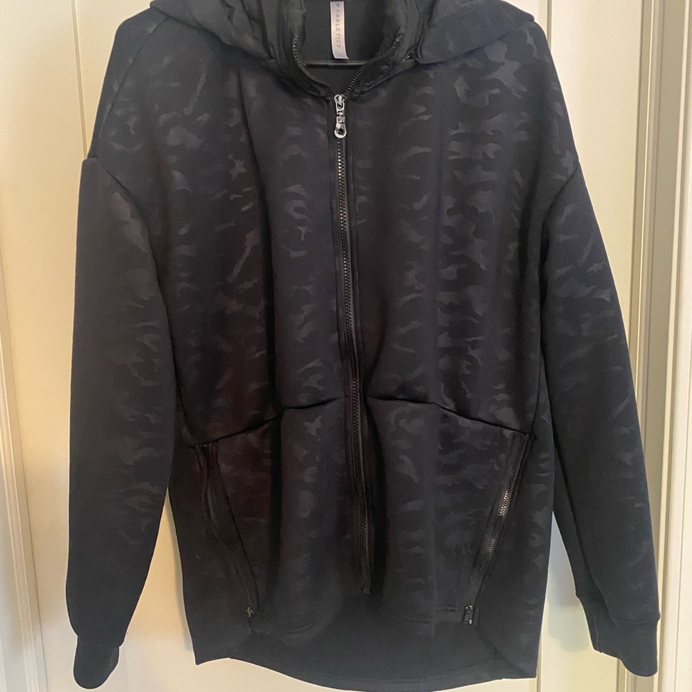 Fabletics Women’s Bomber Camo Zip Up Hoodie